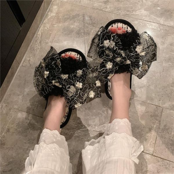 floral bow furry slides for women faux fur slippers house shoes winter women's home girls warm plush indoor 40 41, Black
floral bow furry slides for women faux fur slippers house shoes winter women's home girls warm plush indoor 40 41, Black