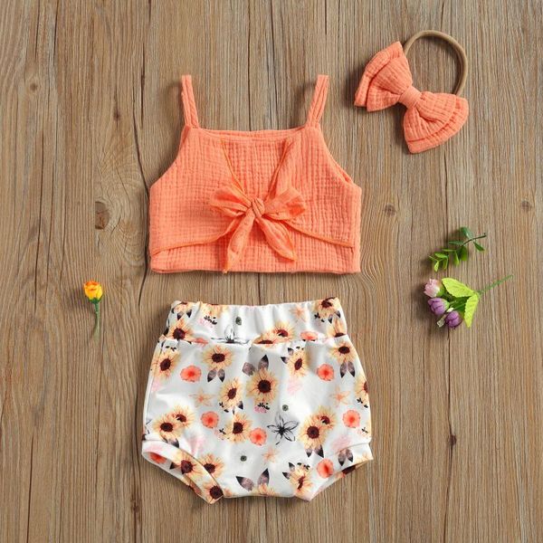 clothing sets born baby girls casual lace up sleeveless vest+flower printing shorts+bownot headbands toddler infant 2pcs outfits, White
clothing sets born baby girls casual lace up sleeveless vest+flower printing shorts+bownot headbands toddler infant 2pcs outfits, White