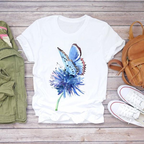 women t-shirts butterfly watercolor floral summer autumn 90s womens graphic t ladies print lady shirt female tee t-shirt, White
women t-shirts butterfly watercolor floral summer autumn 90s womens graphic t ladies print lady shirt female tee t-shirt, White
