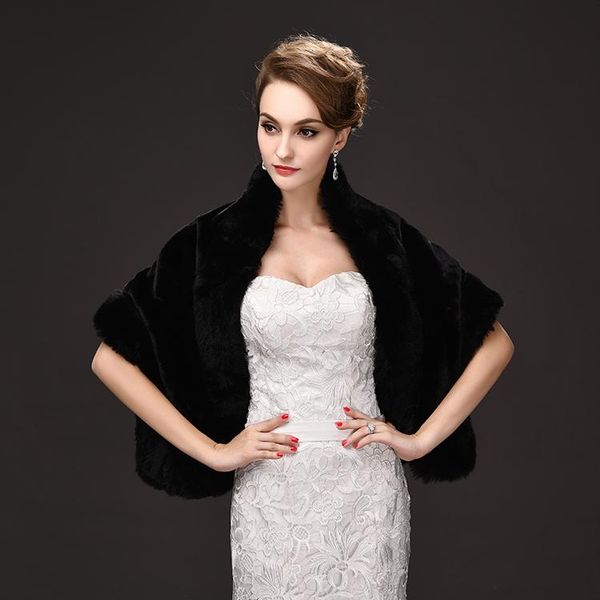 wraps & jackets elegant bridal capes faux fur winter coat gelinlik accessories ee7704, White
wraps & jackets elegant bridal capes faux fur winter coat gelinlik accessories ee7704, White