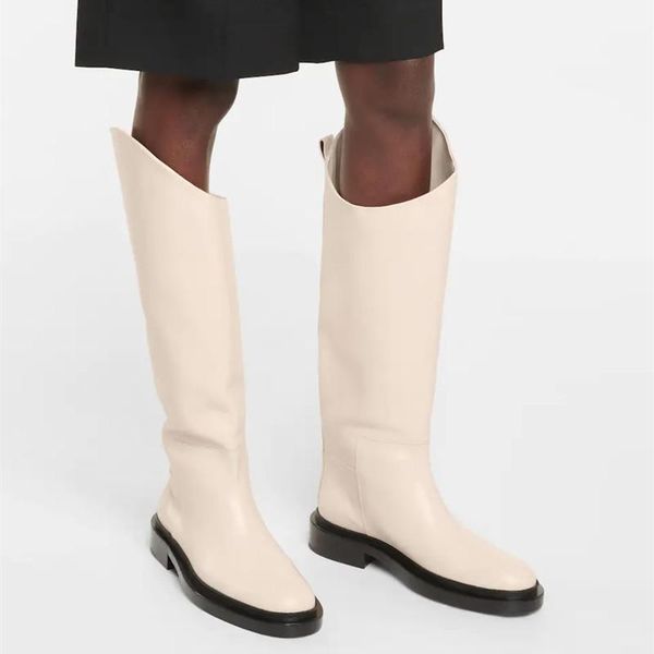 boots winter leather chunky knee high women round toe long med heels solid botas flat shoes for women's 2021, Black
boots winter leather chunky knee high women round toe long med heels solid botas flat shoes for women's 2021, Black