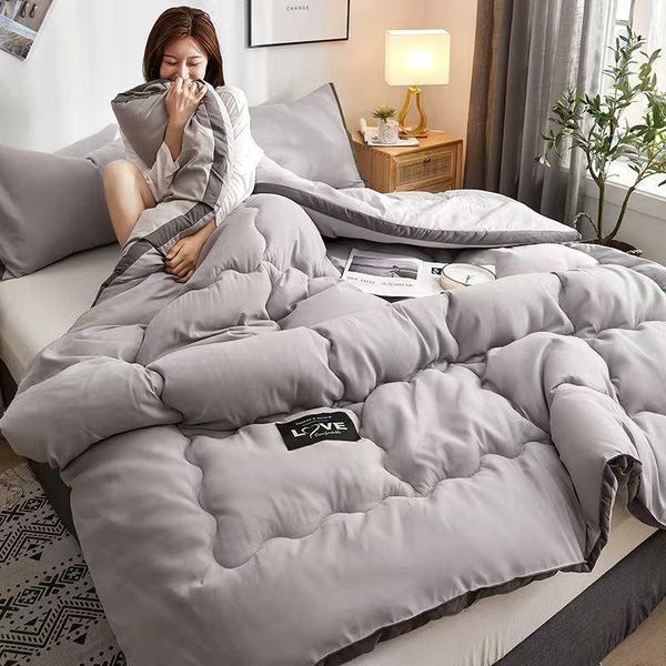 color home textile bedding washed cotton duvet king queen size warm quilt el comforters & sets
color home textile bedding washed cotton duvet king queen size warm quilt el comforters & sets