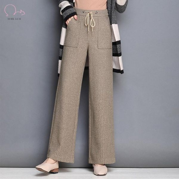 women's pants & capris afire leaf 2021 style autumn winter loose temperament knit straight pure color casual wide leg 6jx7757, Black;white
women's pants & capris afire leaf 2021 style autumn winter loose temperament knit straight pure color casual wide leg 6jx7757, Black;white