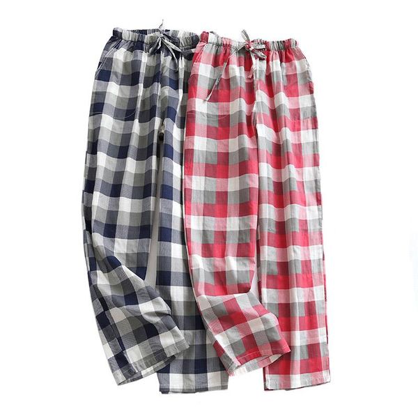 women's sleepwear 2021 spring & fall men and women lovers' sleep bottom couples gauze cotton plaid loose pants elastic waist homew, Black;red
women's sleepwear 2021 spring & fall men and women lovers' sleep bottom couples gauze cotton plaid loose pants elastic waist homew, Black;red