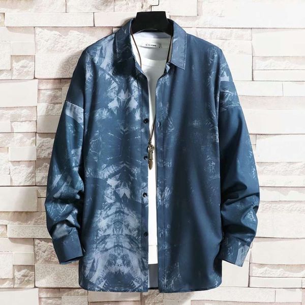 men's casual shirts shirtinschao tie dyed men's long sleeve casual coat autumn youth personality trend ruffian handsome shirt fkpn, White;black
men's casual shirts shirtinschao tie dyed men's long sleeve casual coat autumn youth personality trend ruffian handsome shirt fkpn, White;black