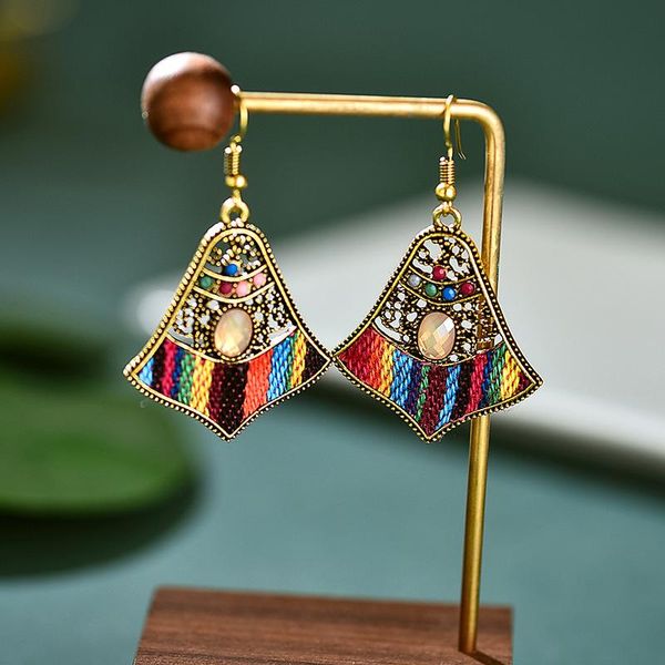 dangle & chandelier retro ethnic bell-shaped antique earring female boho crystal bead fabric woven hanging earrings for women jewelry, Silver
dangle & chandelier retro ethnic bell-shaped antique earring female boho crystal bead fabric woven hanging earrings for women jewelry, Silver