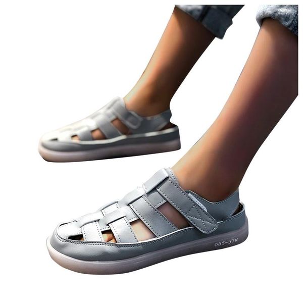 summer flat sandals women's roman breathable hollow out footwear soft beach shoes retro female zapatos #bl3, Black
summer flat sandals women's roman breathable hollow out footwear soft beach shoes retro female zapatos #bl3, Black