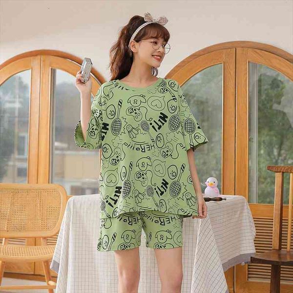 bzel cute cartoon pajamas set women sleepwear cotton casual comfort pijamas mujer summer loose cool pyjamas soft home suit, Black;red
bzel cute cartoon pajamas set women sleepwear cotton casual comfort pijamas mujer summer loose cool pyjamas soft home suit, Black;red