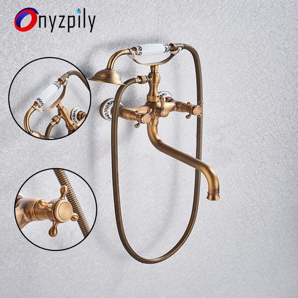 onyzpily antique copper 30cm faucet blue and white porcelain handle & wall cover 360°rotated bathroom shower bathtub sets
onyzpily antique copper 30cm faucet blue and white porcelain handle & wall cover 360°rotated bathroom shower bathtub sets