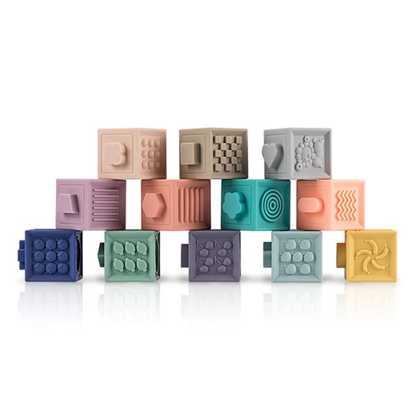 12 pcs 3D soft rubber embossed building blocks baby squeeze toys soft plastic silicone rubber toys squeeze toys early education
12 pcs 3D soft rubber embossed building blocks baby squeeze toys soft plastic silicone rubber toys squeeze toys early education