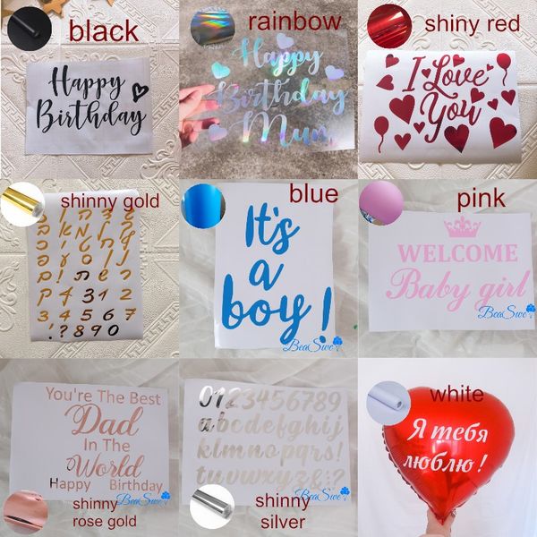 10pcs/lot black rose gold custom sticker diy name happy birthday valentines day party event decor suit for 18-24inch balloon
10pcs/lot black rose gold custom sticker diy name happy birthday valentines day party event decor suit for 18-24inch balloon