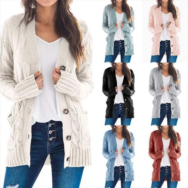 autumn winter cardigan women casual womens sweater solid v neck long sleeve buttons thick elegant ladies sweaters outwear, White;black
autumn winter cardigan women casual womens sweater solid v neck long sleeve buttons thick elegant ladies sweaters outwear, White;black