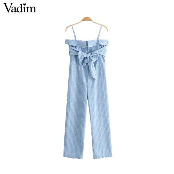 women's jumpsuits & rompers vadim women striped bow tie elastic waist sleeveless adjustable straps casual overalls female chic playsuit, Black;white
women's jumpsuits & rompers vadim women striped bow tie elastic waist sleeveless adjustable straps casual overalls female chic playsuit, Black;white