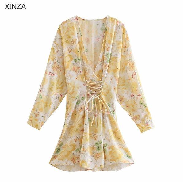 casual dresses women vintage flower print lacing summer long sleeve yellow beach woman side zip mini pleat ujsl, Black;gray
casual dresses women vintage flower print lacing summer long sleeve yellow beach woman side zip mini pleat ujsl, Black;gray