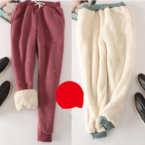 women's pants & capris winter women elastic waist lambskin thicken sweatpants loose harem casual warm trousers plus sizes, Black;white
women's pants & capris winter women elastic waist lambskin thicken sweatpants loose harem casual warm trousers plus sizes, Black;white