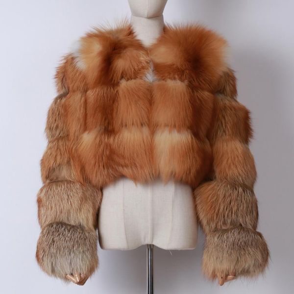 women's fur & faux real jacket o neck long sleeve ladies natural coat short, Black
women's fur & faux real jacket o neck long sleeve ladies natural coat short, Black