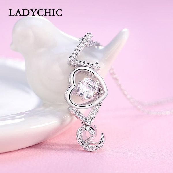 pendant necklaces ladychic fashion crystal love characters necklace square zircon within heart shiny jewelry wholesale for women ln1119, Silver
pendant necklaces ladychic fashion crystal love characters necklace square zircon within heart shiny jewelry wholesale for women ln1119, Silver