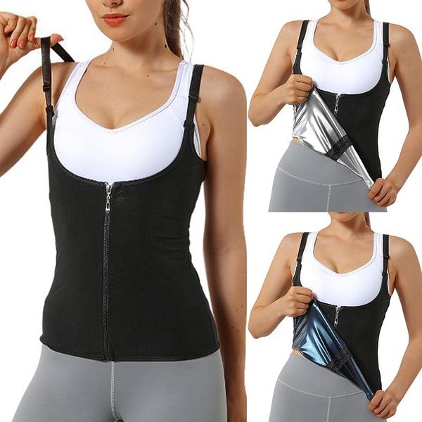 women's shapers women sauna shaper vest thermo sweat shapewear tank slimming waist trainer corset gym fitness workout zipper shirt, Black;white
women's shapers women sauna shaper vest thermo sweat shapewear tank slimming waist trainer corset gym fitness workout zipper shirt, Black;white