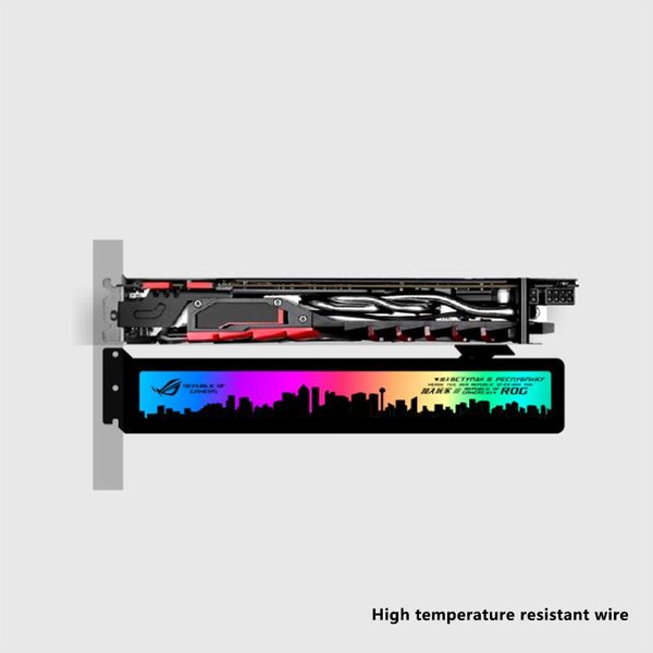 custom-made acrylic bracket use for brace gpu card with rgb light size 280*45*6mm fix video compatible aura system 12v fans & coolings
custom-made acrylic bracket use for brace gpu card with rgb light size 280*45*6mm fix video compatible aura system 12v fans & coolings