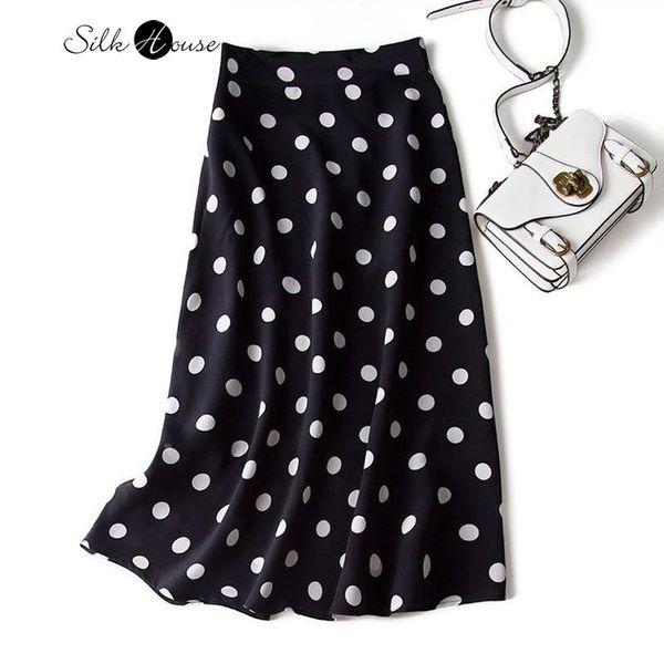 fresh french silk polka dot a- line dress ol fan medium-length skirt 2021 fashion style skirts, Black
fresh french silk polka dot a- line dress ol fan medium-length skirt 2021 fashion style skirts, Black