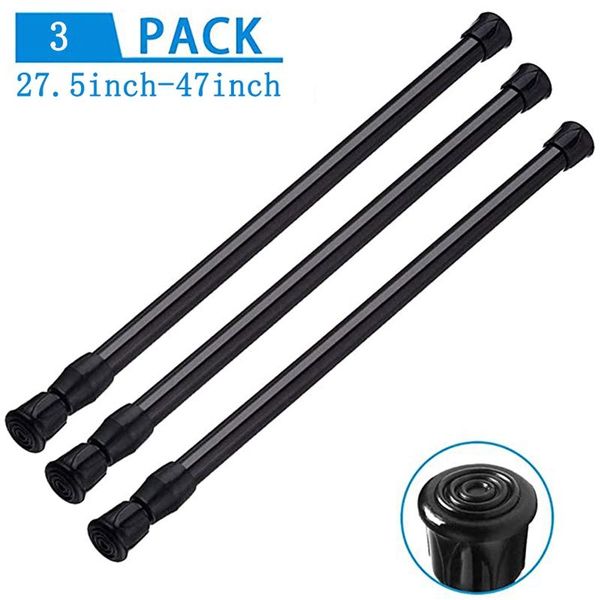 shower curtains 3pcs tension rod black spring curtain rods 27.5 to 47 inch expandable loaded tensions
shower curtains 3pcs tension rod black spring curtain rods 27.5 to 47 inch expandable loaded tensions