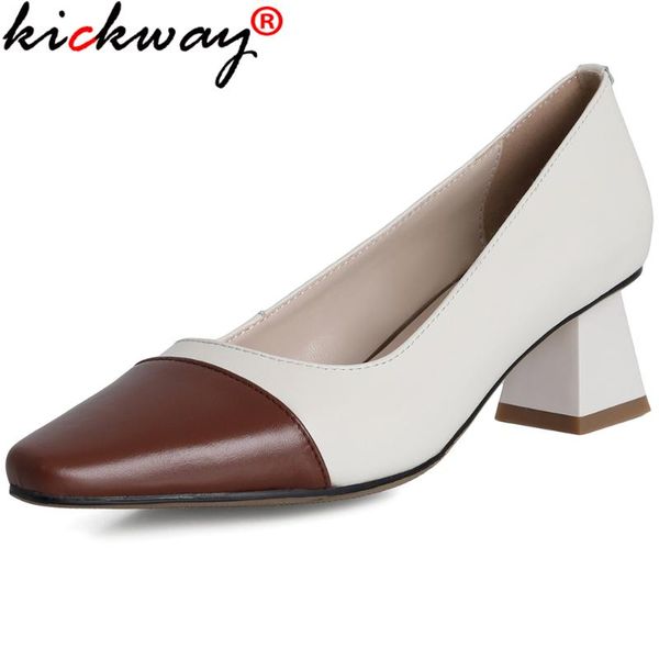 Kickway Mixed Color Shoes Woman Heels Spring Summer High Pumps For Women Genuine Leather Wedding Party Women's 34-40 Dress, Black
Kickway Mixed Color Shoes Woman Heels Spring Summer High Pumps For Women Genuine Leather Wedding Party Women's 34-40 Dress, Black