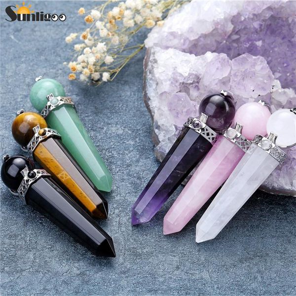 sunligoo 8 faceted natural polished tower crystal column amethyst rose quartz clear quart point wand stone with round ball decor decorative
sunligoo 8 faceted natural polished tower crystal column amethyst rose quartz clear quart point wand stone with round ball decor decorative