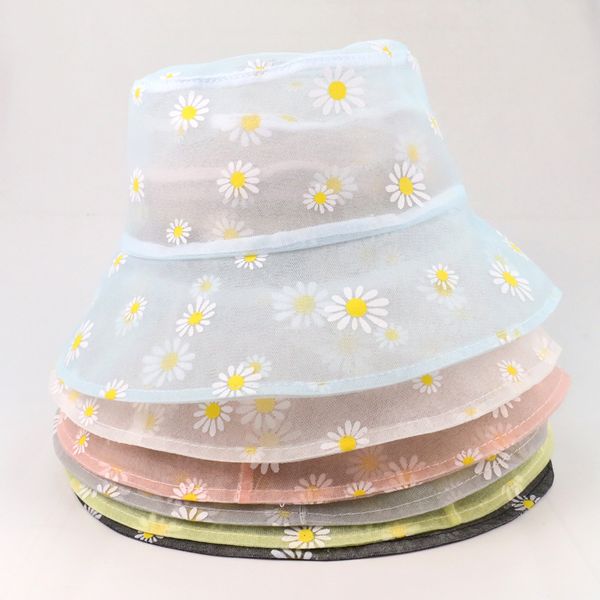 spring and summer fashion mesh small daisy printed lace fisherman cap korean version of joker breathable travel sun hat, Blue;gray
spring and summer fashion mesh small daisy printed lace fisherman cap korean version of joker breathable travel sun hat, Blue;gray