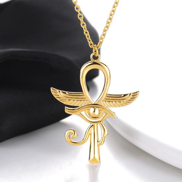 pendant necklaces classic horus eye cross ankh necklace for women men amulet religion punk stainless steel vintage jewelry evil, Silver
pendant necklaces classic horus eye cross ankh necklace for women men amulet religion punk stainless steel vintage jewelry evil, Silver