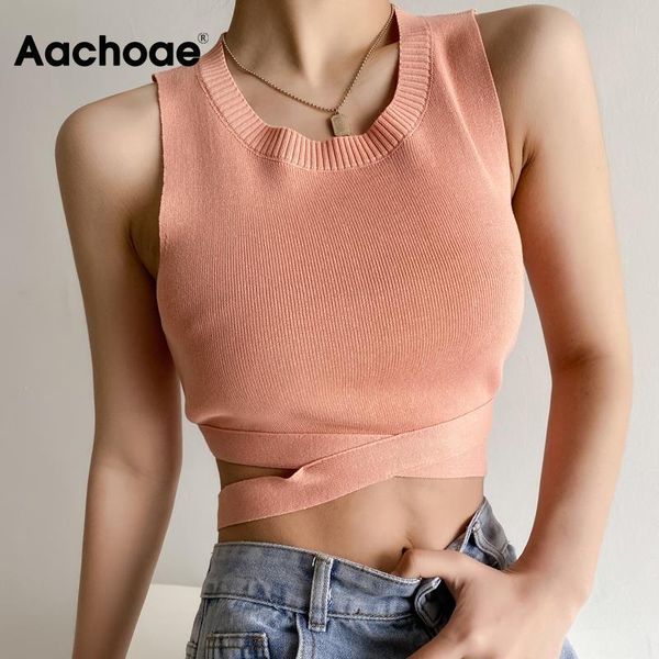 women's tanks & camis aachoae solid color women knitted tank 2021 female o neck hollow out crop sleeveless casual summer chic, White
women's tanks & camis aachoae solid color women knitted tank 2021 female o neck hollow out crop sleeveless casual summer chic, White