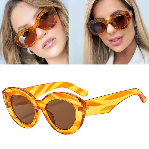 sunglasses 2021 fashion orange green print for women unique small rund cat eye sun glasses female elegant shades, White;black
sunglasses 2021 fashion orange green print for women unique small rund cat eye sun glasses female elegant shades, White;black