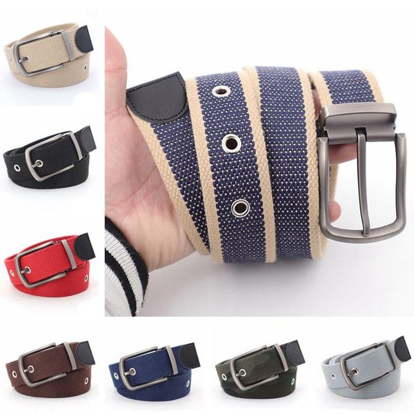canvas for men jeans belt 1.5" pin buckle trouser waistband waist fashion casual belts teenage girdle 17 colour size 24"-60", Black;brown
canvas for men jeans belt 1.5" pin buckle trouser waistband waist fashion casual belts teenage girdle 17 colour size 24"-60", Black;brown