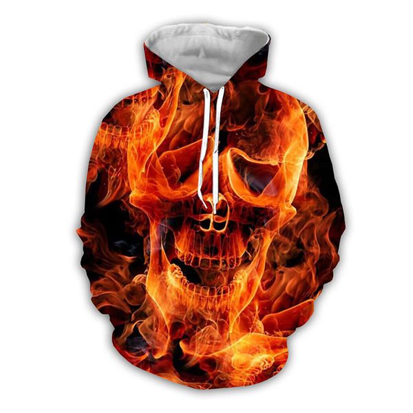 Hellfire Skull Pattern 3D Printing Hoodie Visual Impact Party Top Punk Gothic Round Neck High Quality American Sweatshirt Hoodie, Black
Hellfire Skull Pattern 3D Printing Hoodie Visual Impact Party Top Punk Gothic Round Neck High Quality American Sweatshirt Hoodie, Black