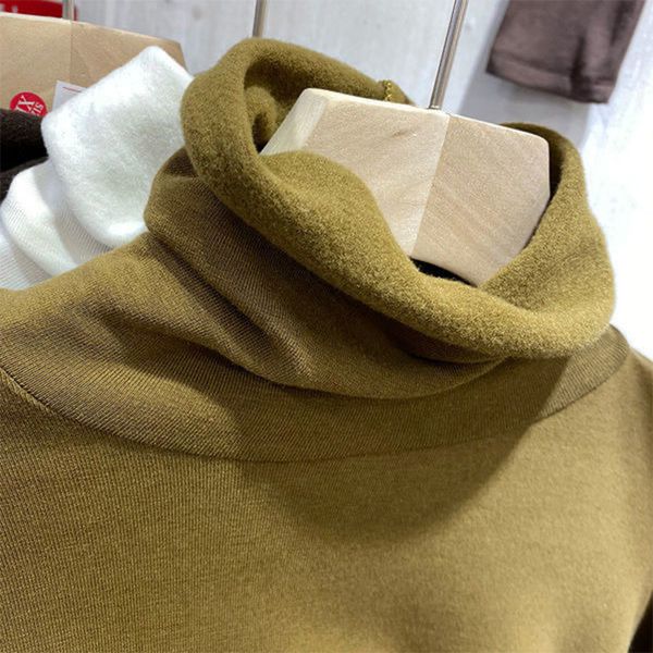 tees t-shirt frosted plush bottomed shirt women's drs 2021 autumn and winter foreign gas pile collar with long sleeve t-shirt warm top, White
tees t-shirt frosted plush bottomed shirt women's drs 2021 autumn and winter foreign gas pile collar with long sleeve t-shirt warm top, White
