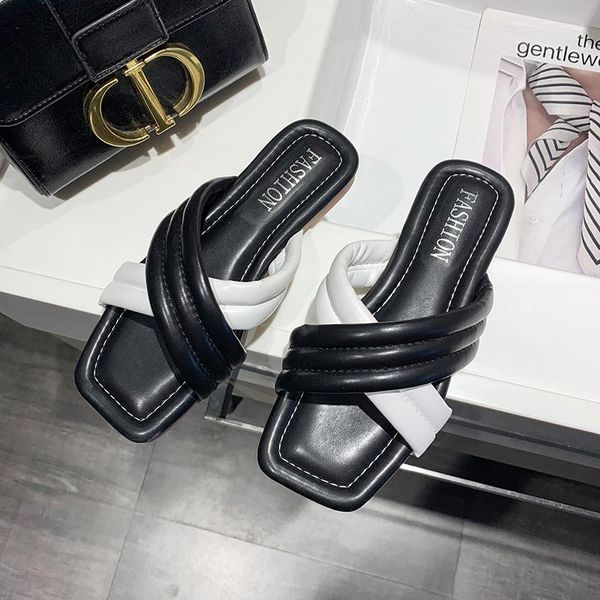slippers wohdhe fashion women slides flat pu leather cross-tied beach open toe flip flop summer sandals 2021, Black
slippers wohdhe fashion women slides flat pu leather cross-tied beach open toe flip flop summer sandals 2021, Black