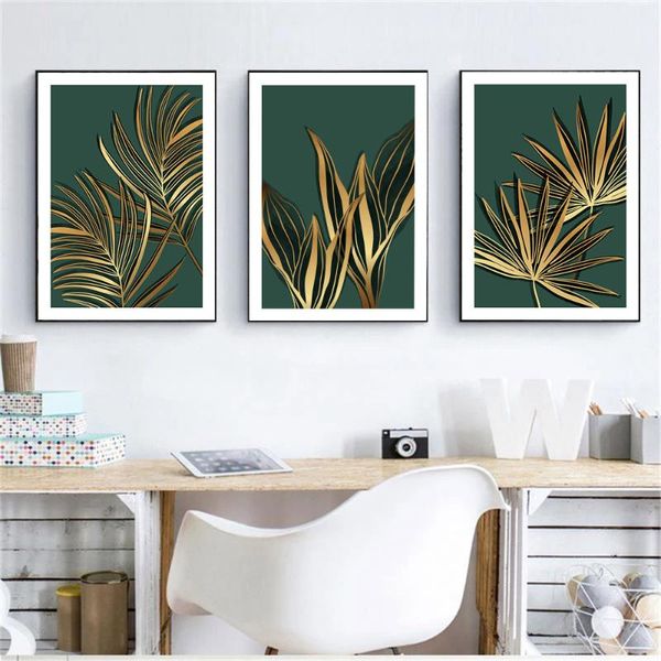 paintings modern green and gold leaves wall art canvas painting abstract plant leaf print poster nordic pictures living room decor
paintings modern green and gold leaves wall art canvas painting abstract plant leaf print poster nordic pictures living room decor