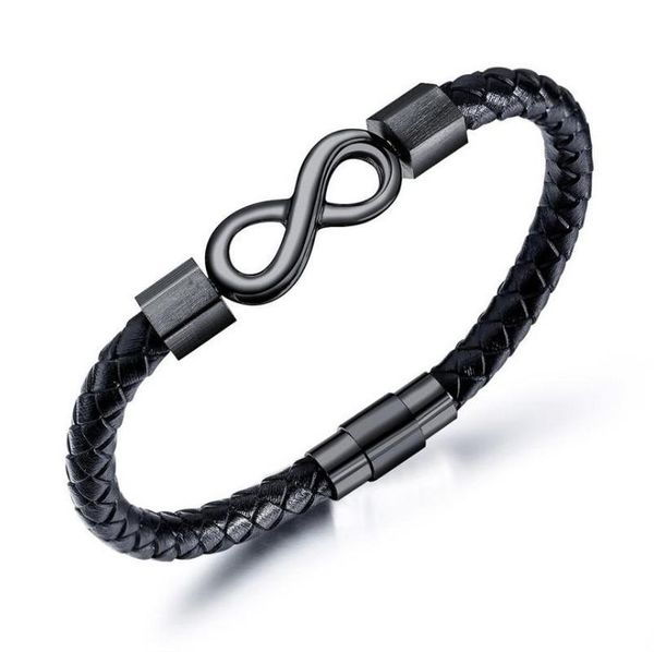 bangle fashion punk simple buckle leather braided men's charm bracelet classic rock party jewelry, Black
bangle fashion punk simple buckle leather braided men's charm bracelet classic rock party jewelry, Black