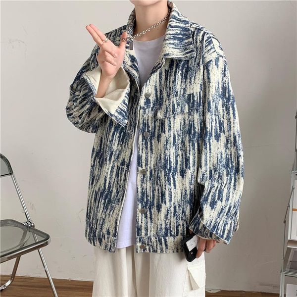 men's jackets denim jacket loose work fashion brand retro fried street chic spring and autumn turn-down collar, Black;brown
men's jackets denim jacket loose work fashion brand retro fried street chic spring and autumn turn-down collar, Black;brown