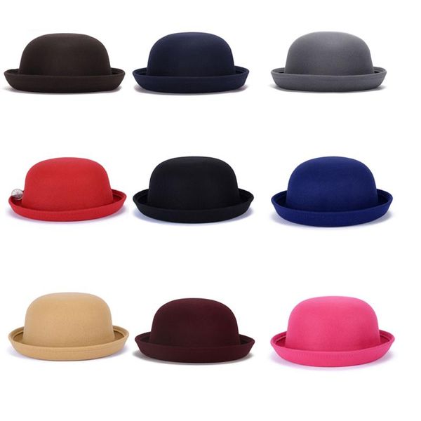 stingy brim hats autumn winter women woolen felt hat fedoras warm soft formal princess casual bowler chapeau gh-34, Blue;gray
stingy brim hats autumn winter women woolen felt hat fedoras warm soft formal princess casual bowler chapeau gh-34, Blue;gray
