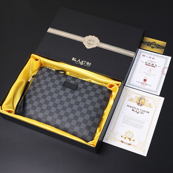 hand bag men's handbag leather luxury leisure clip grab lattice envelope, Red;black
hand bag men's handbag leather luxury leisure clip grab lattice envelope, Red;black