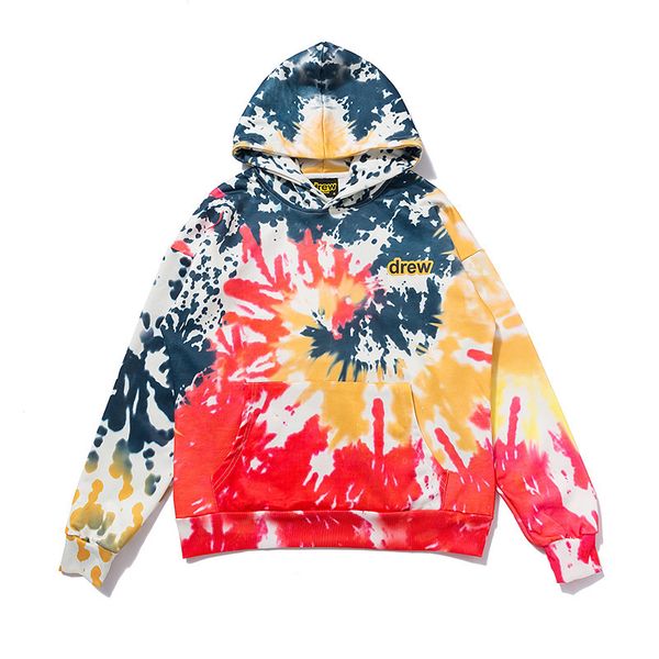 the fine fleece hoodies fashion brand smiling face tie dyed hoodie, Black
the fine fleece hoodies fashion brand smiling face tie dyed hoodie, Black