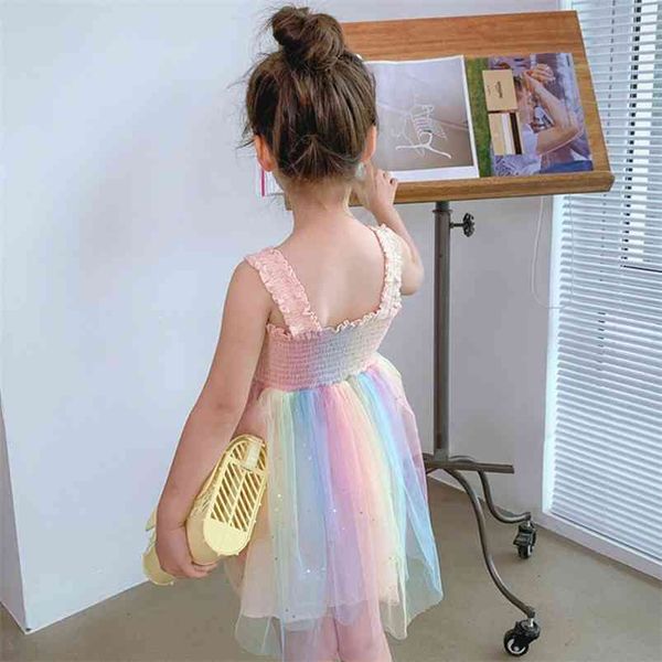 girls dress rainbow crumpled mesh suspender princess party summer fashion baby kids children's clothing 210625, Red;yellow
girls dress rainbow crumpled mesh suspender princess party summer fashion baby kids children's clothing 210625, Red;yellow