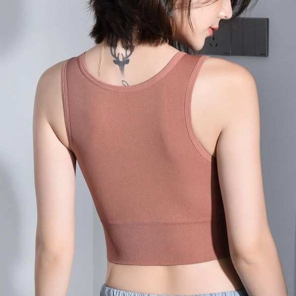 women's tanks & camis womens casual slim sleeveless tank summer 2021 solid crop for ladies fitness padded vest women clothing, White
women's tanks & camis womens casual slim sleeveless tank summer 2021 solid crop for ladies fitness padded vest women clothing, White