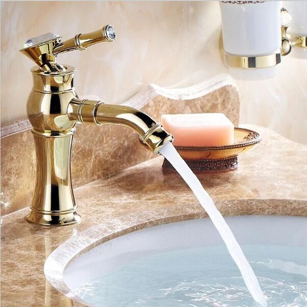 bathroom sink faucets luxury golden basin with diamond swivel mixer taps single hole faucet torneira banheiro g1031
bathroom sink faucets luxury golden basin with diamond swivel mixer taps single hole faucet torneira banheiro g1031