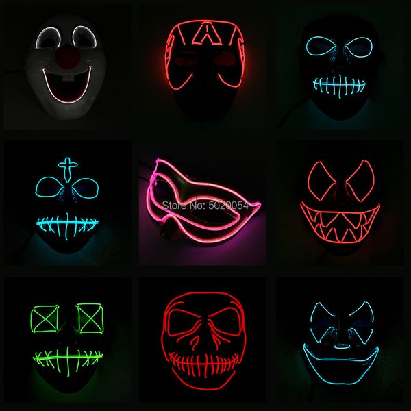costume accessories 9 design halloween party costume-props supplies horror el flashing mask night club anonoymous mask glow in dark, Silver
costume accessories 9 design halloween party costume-props supplies horror el flashing mask night club anonoymous mask glow in dark, Silver