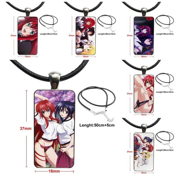 pendant necklaces akeno rias gremory high school dxd for women jewellery glass cabochon necklace rectangle fashion, Silver
pendant necklaces akeno rias gremory high school dxd for women jewellery glass cabochon necklace rectangle fashion, Silver
