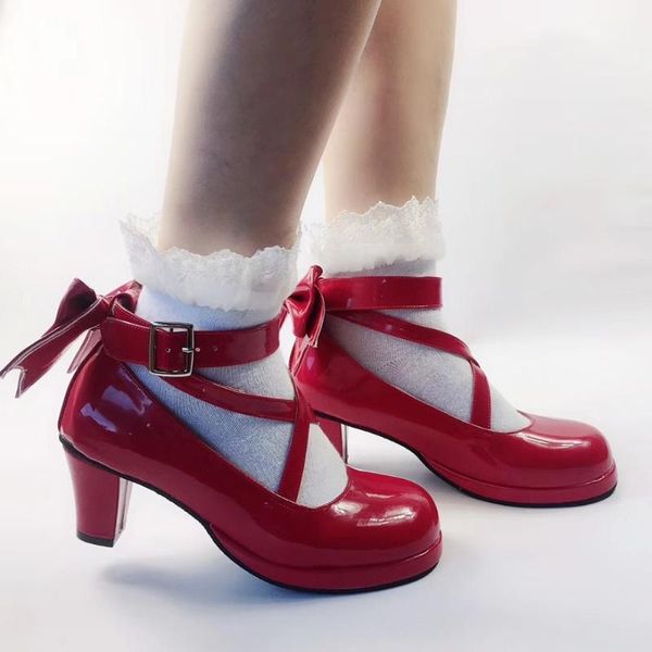 dress shoes angelic imprint red cross strap lolita pumps princess lady sweet cosplay party, Black
dress shoes angelic imprint red cross strap lolita pumps princess lady sweet cosplay party, Black