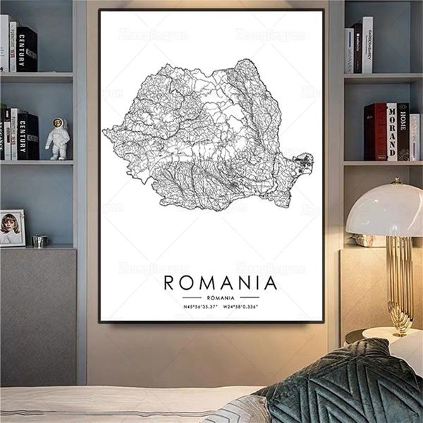paintings black and white city map the romania poster hd print wall art canvas nordic landspace painting for home decor artwork
paintings black and white city map the romania poster hd print wall art canvas nordic landspace painting for home decor artwork
