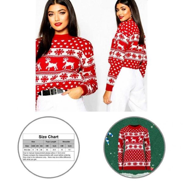 women's sweaters knitwear sweater festive women christmas elements elk pattern knitted jumpers blouse for party, White;black
women's sweaters knitwear sweater festive women christmas elements elk pattern knitted jumpers blouse for party, White;black