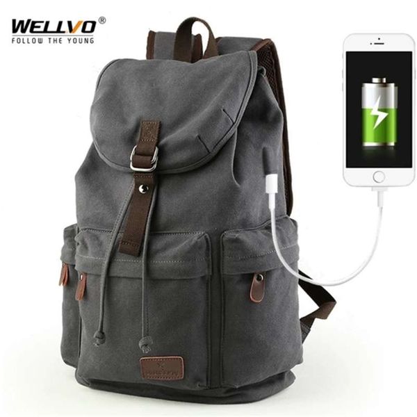 men canvas bucket backpack students school bag casual luggage lapbags travel large capacity rucksack usb mochila xa91wc 210929
men canvas bucket backpack students school bag casual luggage lapbags travel large capacity rucksack usb mochila xa91wc 210929